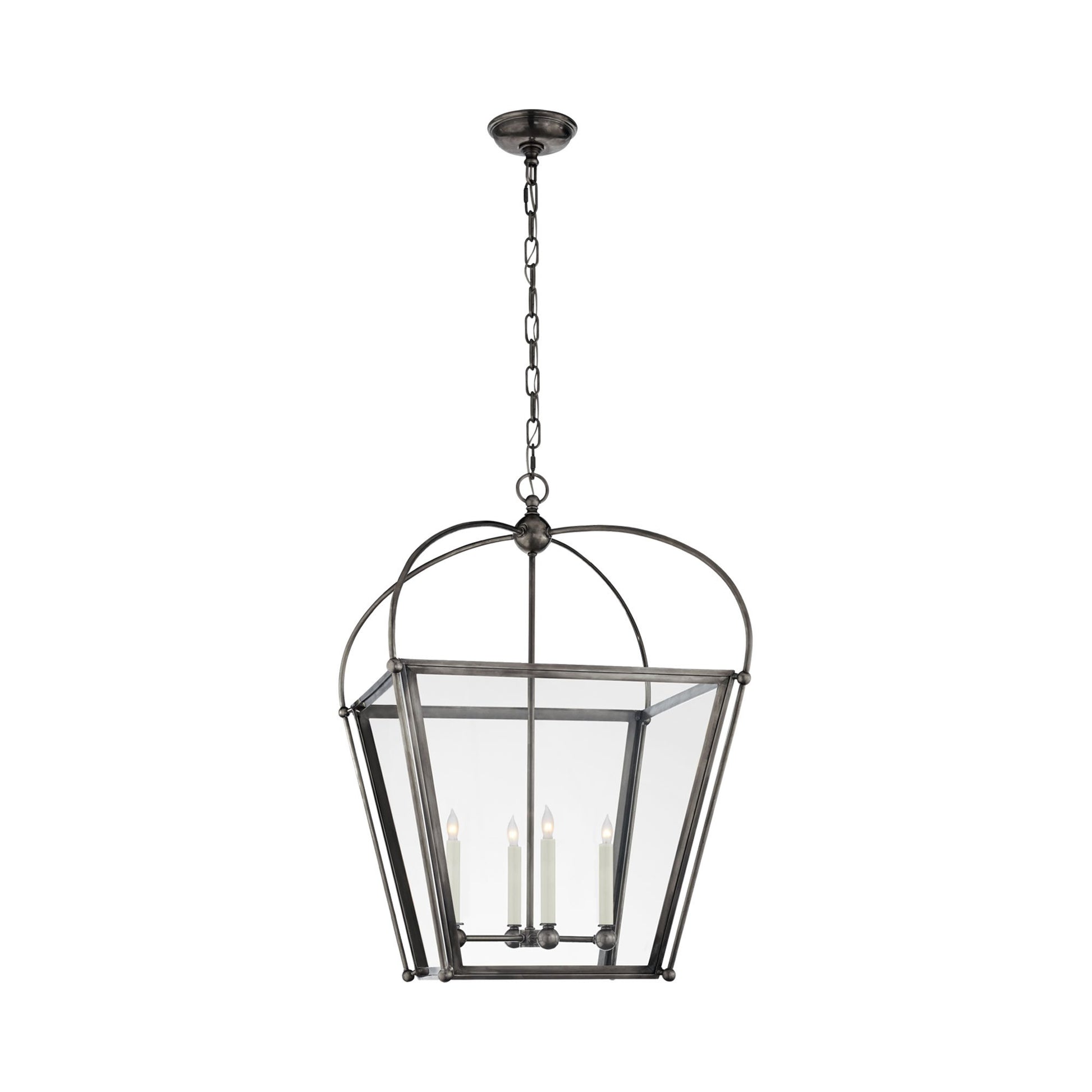 Riverside Lantern Pendant Light in Bronze (Medium).