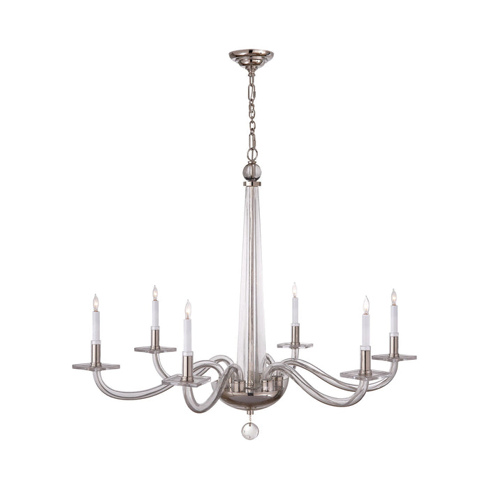 Robinson Chandelier in Polished Nickel (Large).