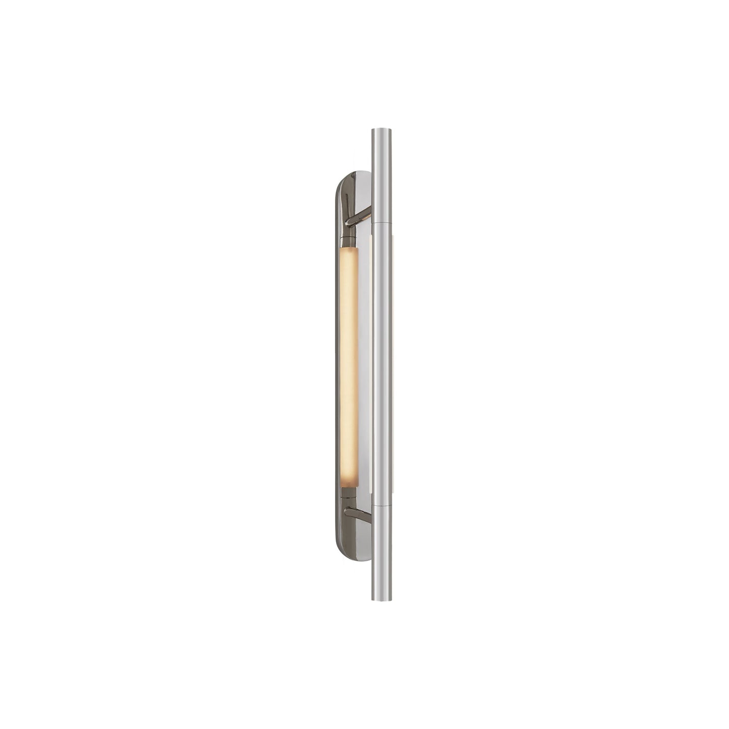 Rousseau LED Wall Light in Polished Nickel (Medium).