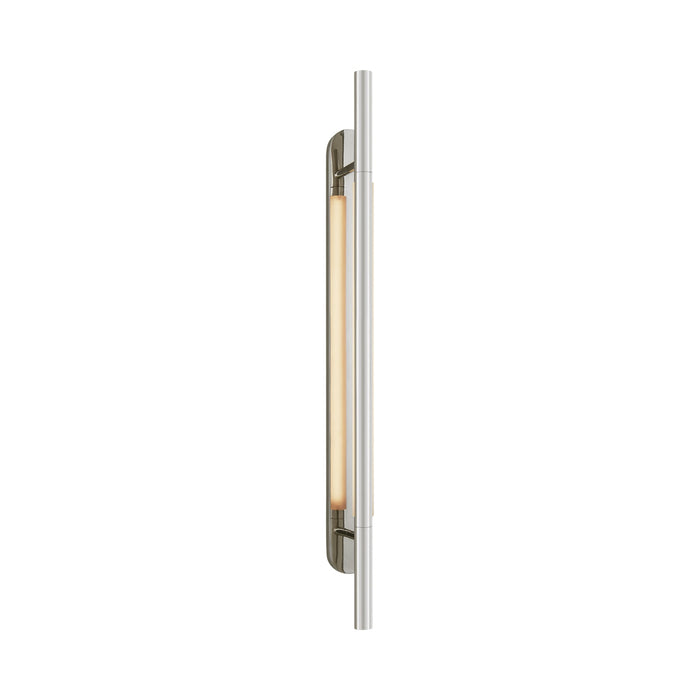 Rousseau LED Wall Light in Polished Nickel (Large).