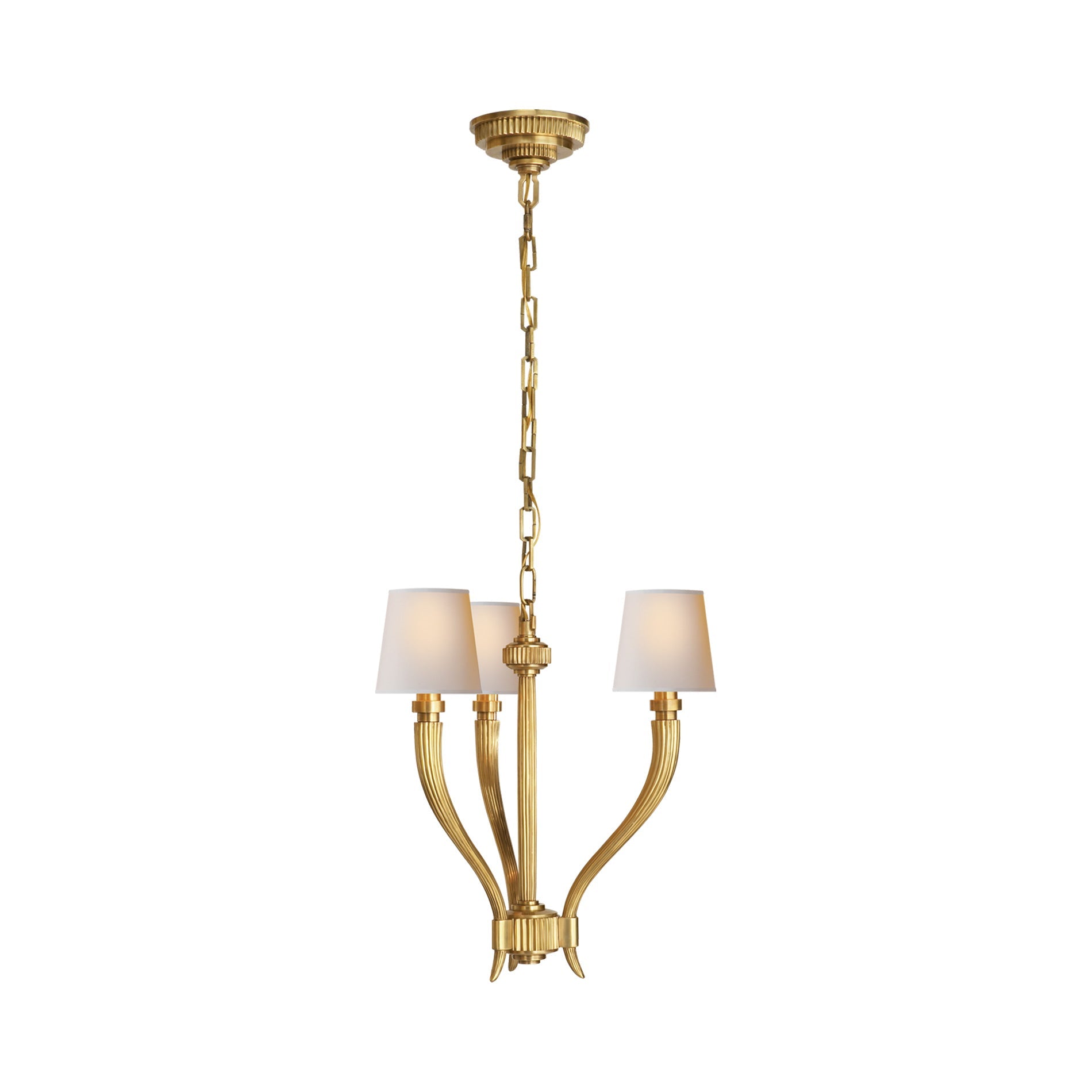 E.F. Chapman Country Industrial Pendant in Brass by Visual Comfort  Signature at Destination Lighting