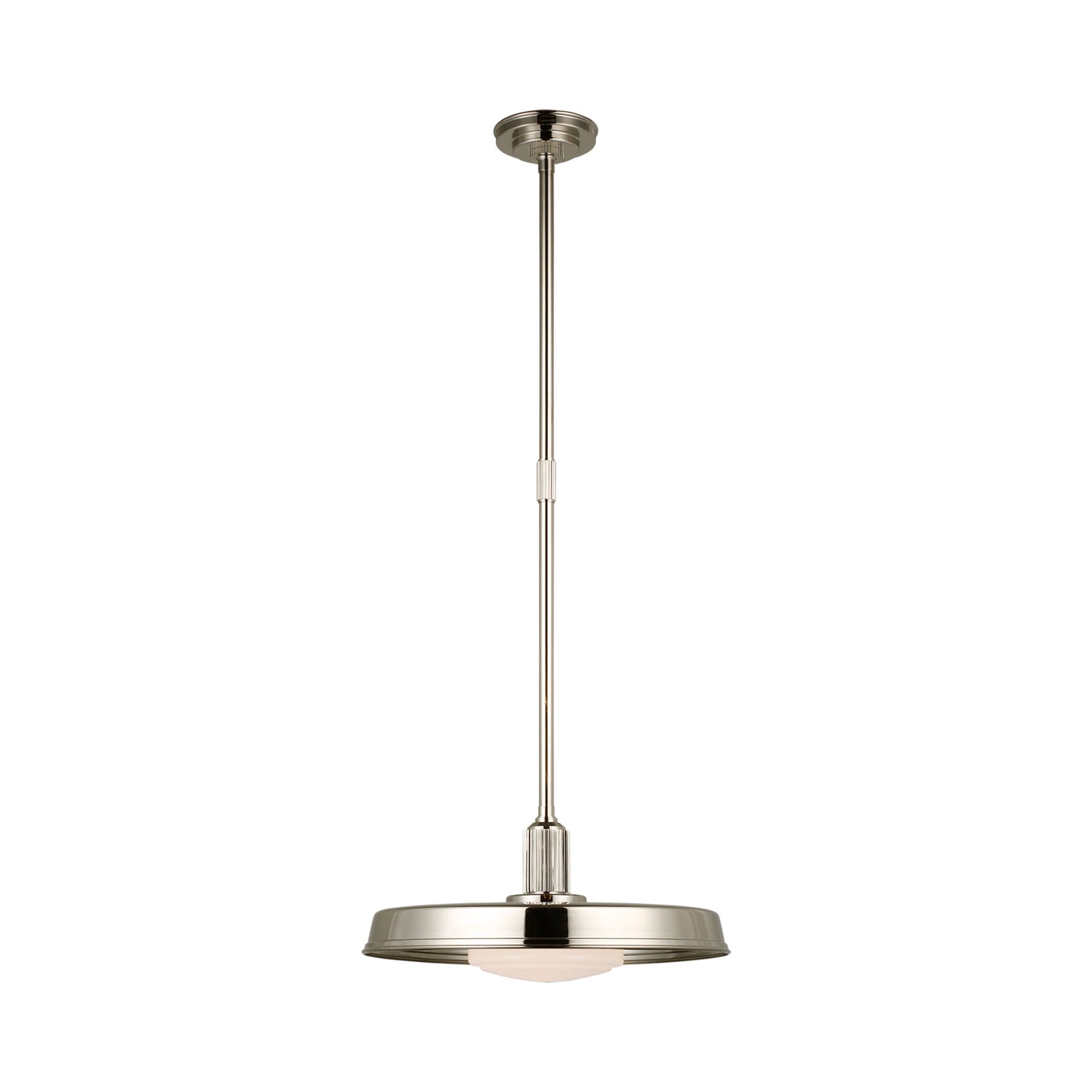 Ruhlmann LED Pendant Light in Polished Nickel (Medium).