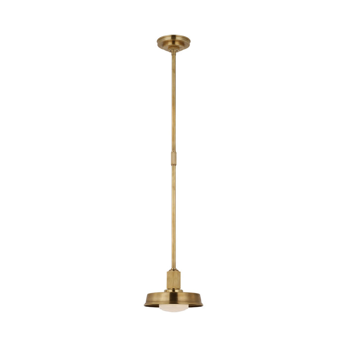 Ruhlmann LED Pendant Light in Antique-Burnished Brass (X-Small).
