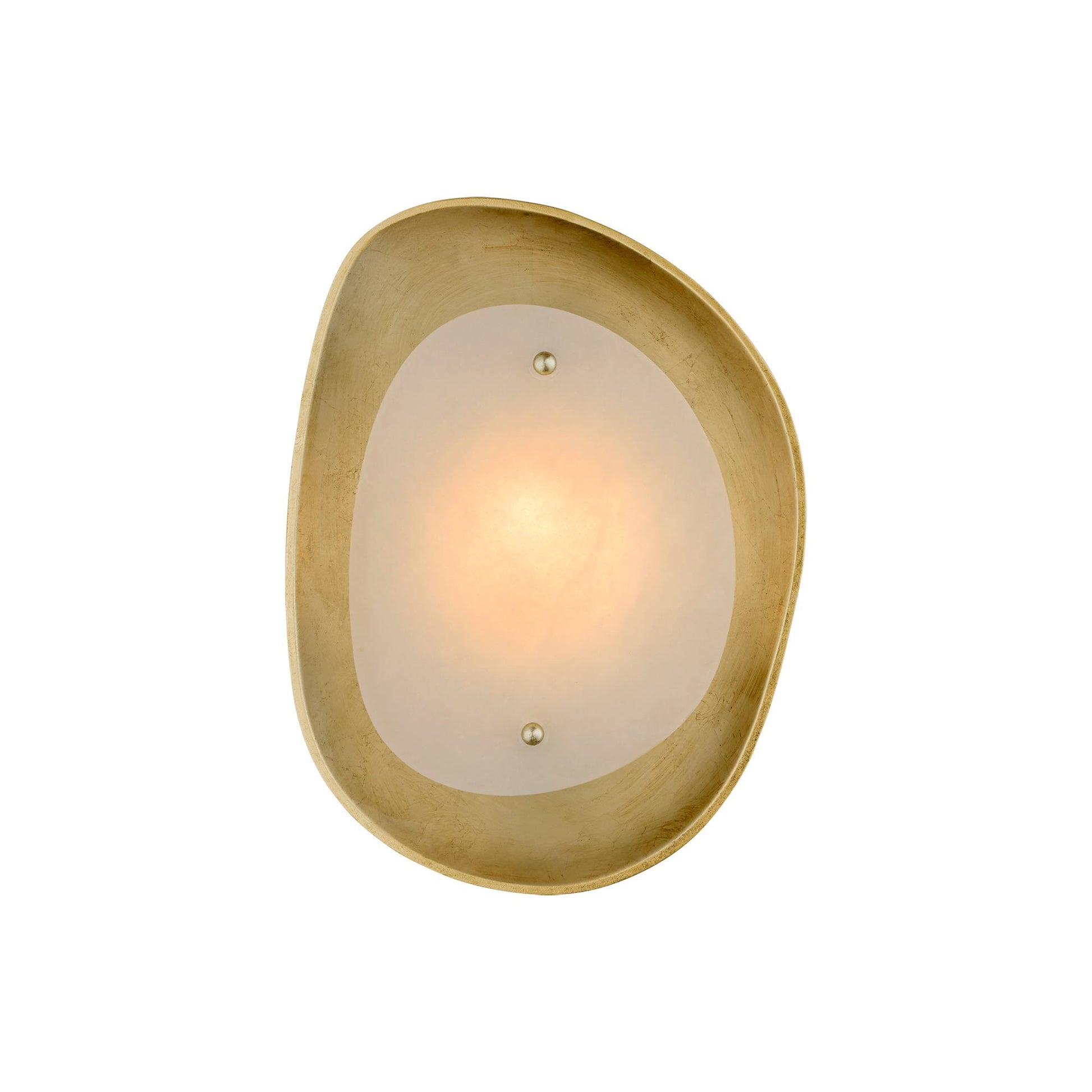 Samos LED Wall Light in Wide/Gild.