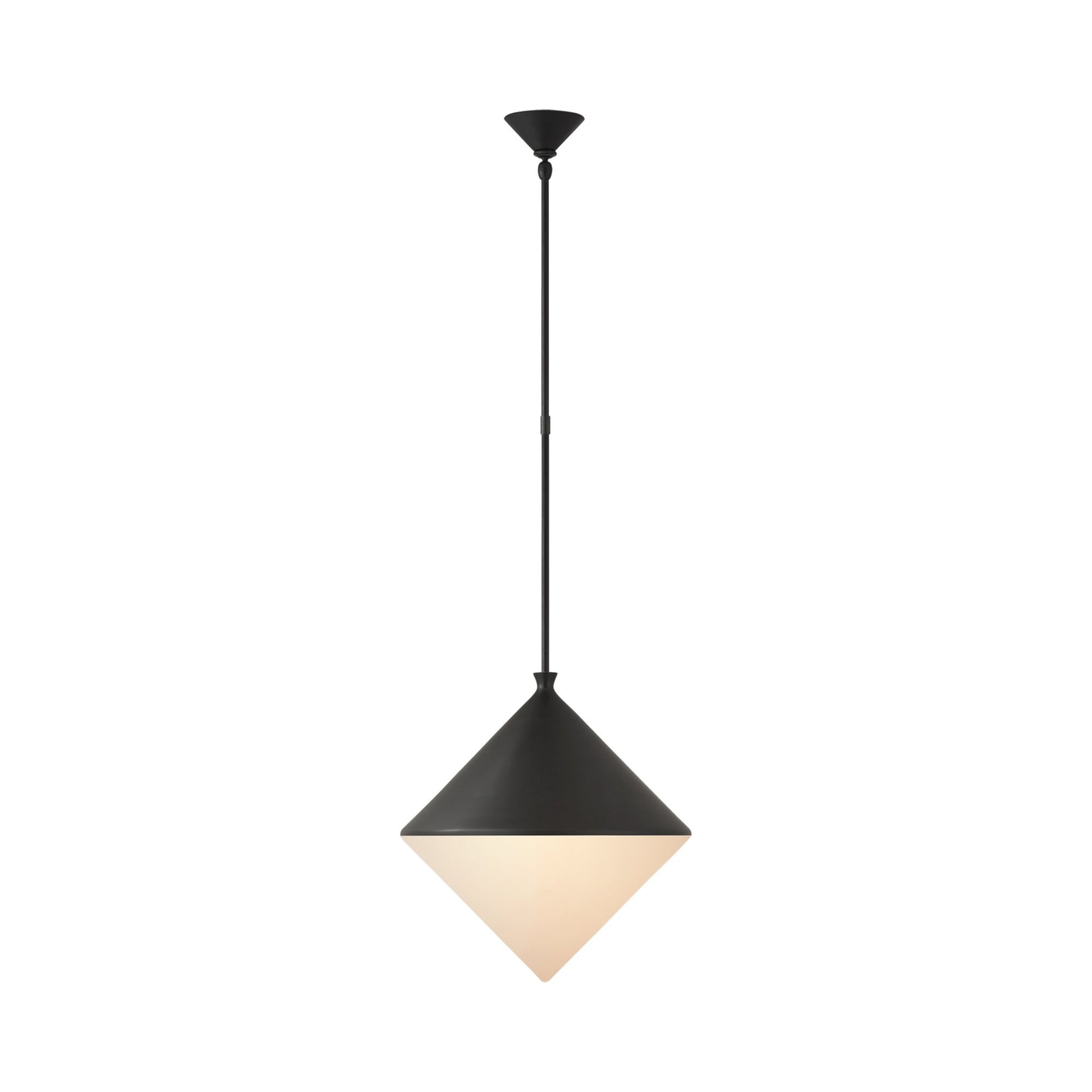 Sarnen LED Pendant Light in Matte Black (Large).