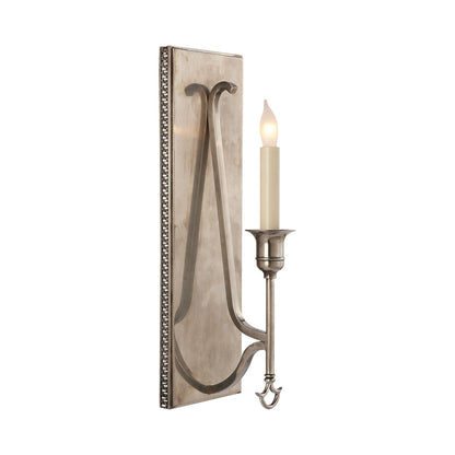 Savannah Wall Light in Sheffield Nickel.