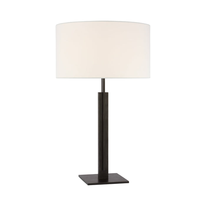 Serre LED Table Lamp in Aged Iron.