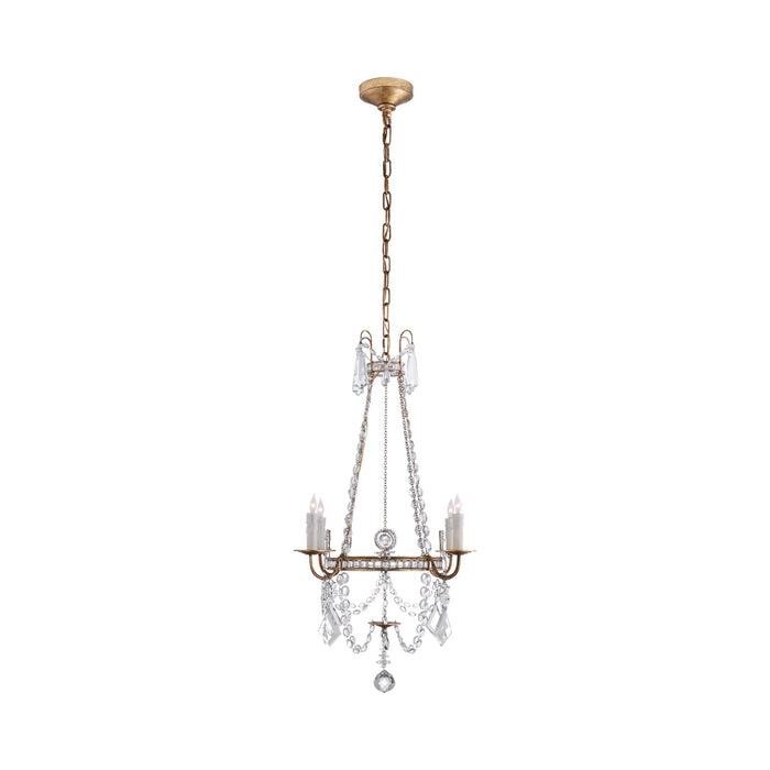 Sharon Chandelier in Gilded Iron (Small).