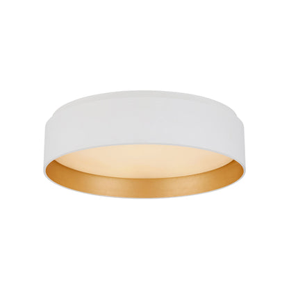 Shaw LED Flush Mount Ceiling Light in Matte White (Small).