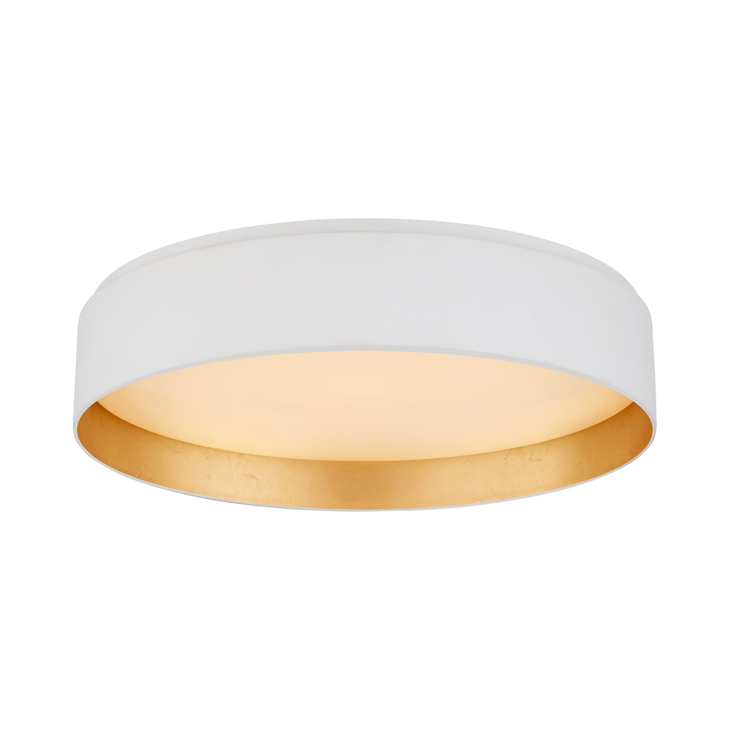 Shaw LED Flush Mount Ceiling Light in Matte White (Large).