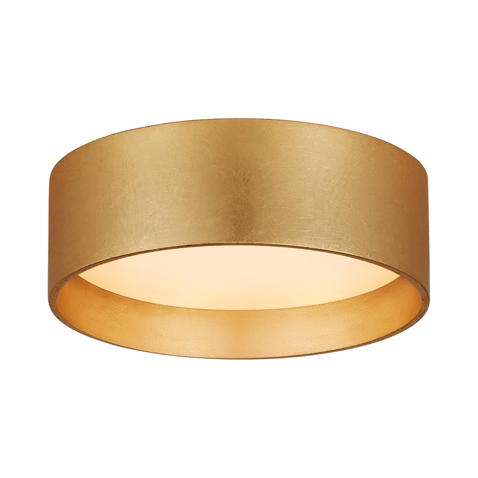 Shaw Solitaire LED Flush Mount Ceiling Light in Gild.