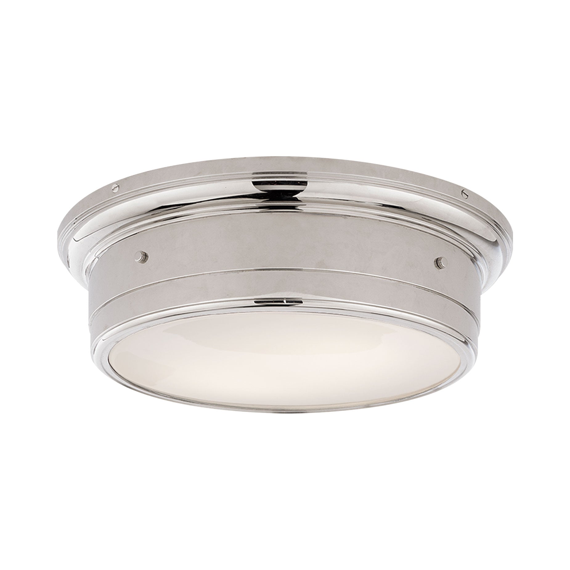 Siena Flush Mount Ceiling Light in Chrome (Large).