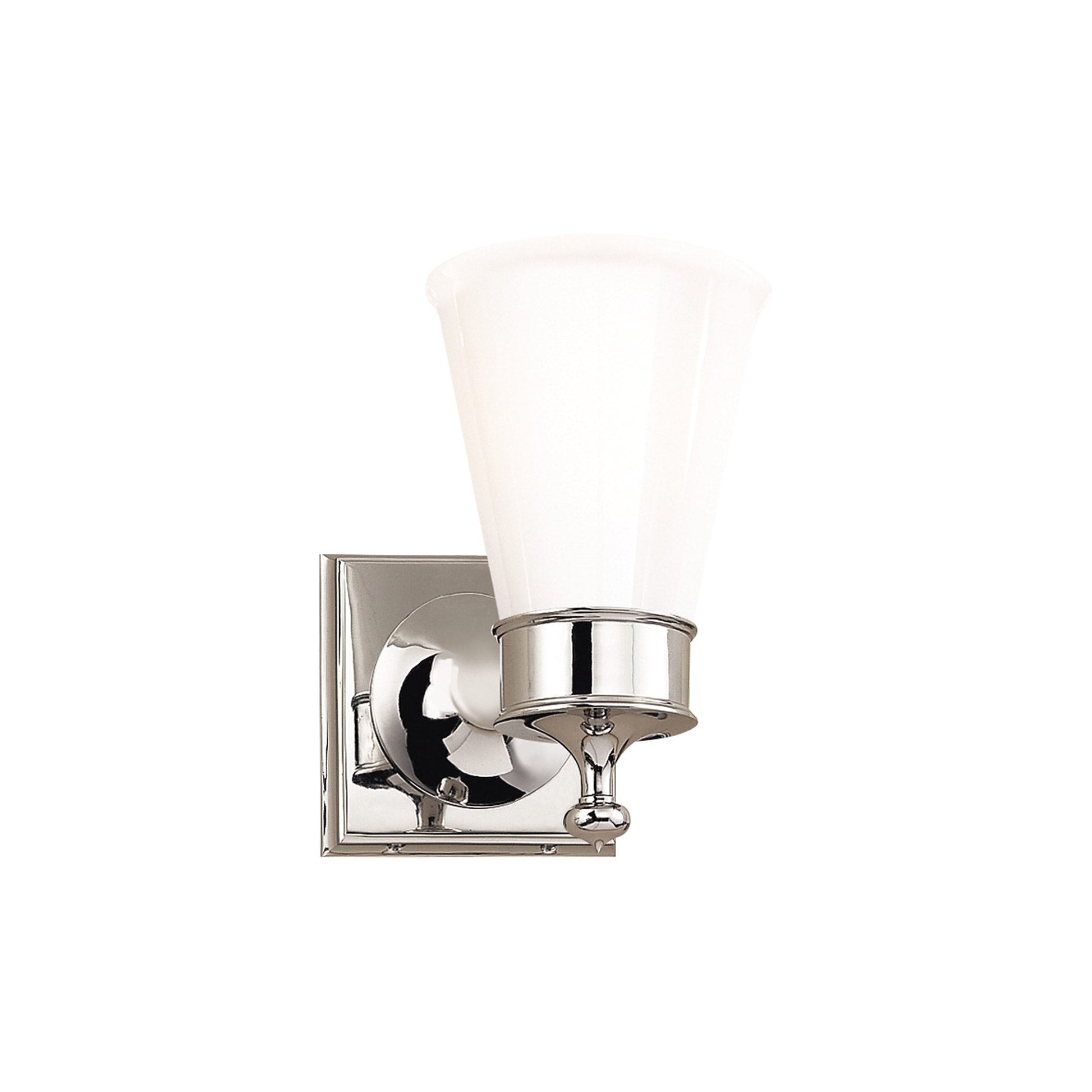 Siena Wall Light in Polished Nickel (1-Light).