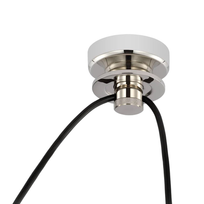 Junio Cord Mount in Polished Nickel.