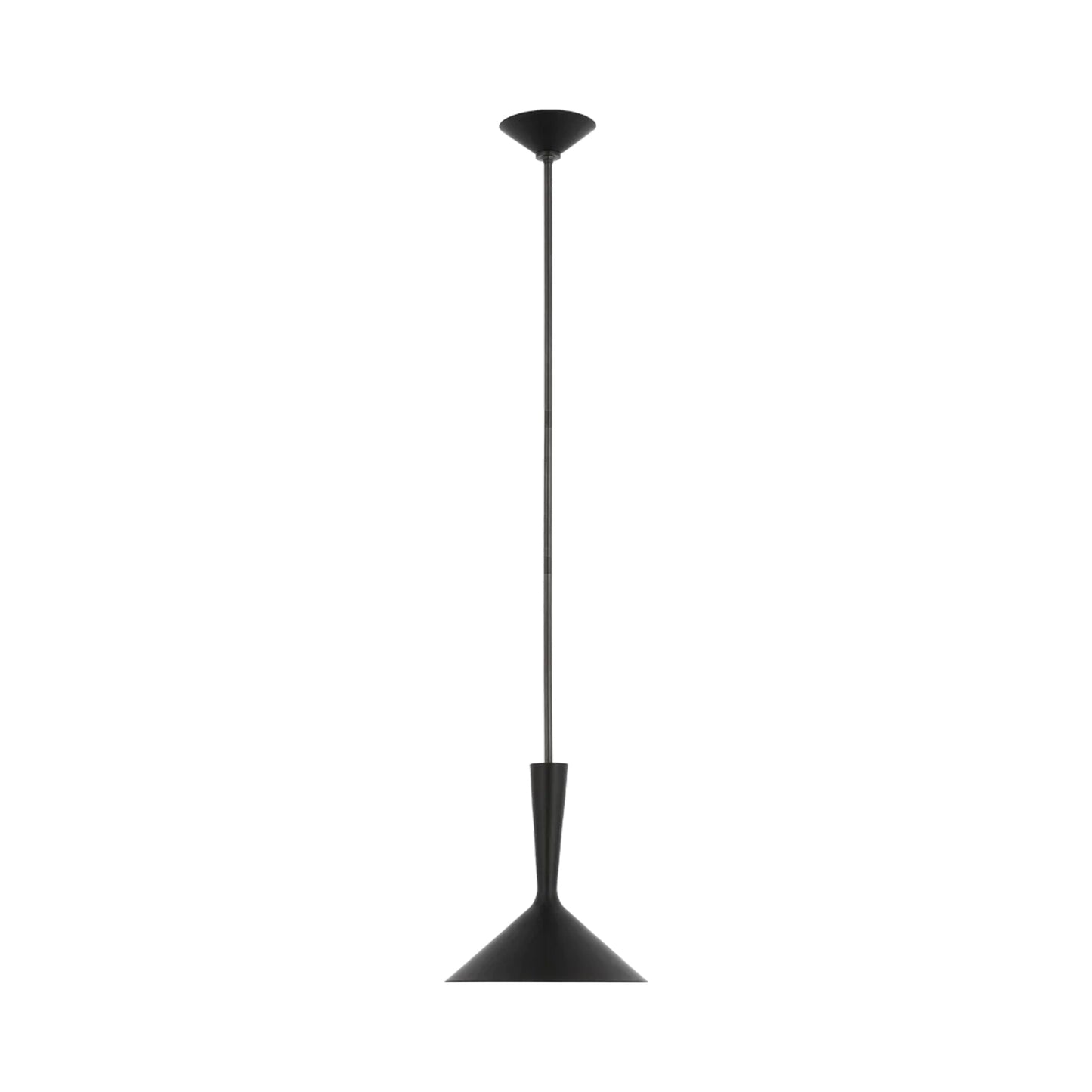 Rosetta Pendant Light in Matte Black And Bronze (Medium).