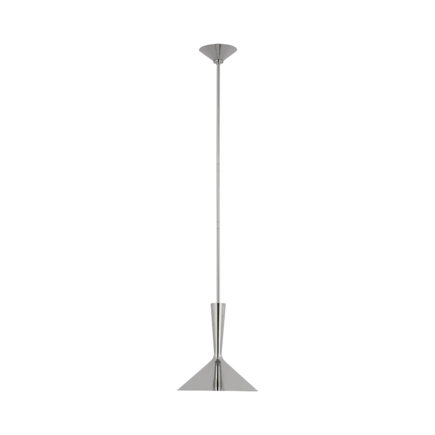 Rosetta Pendant Light in Polished Nickel (Medium).