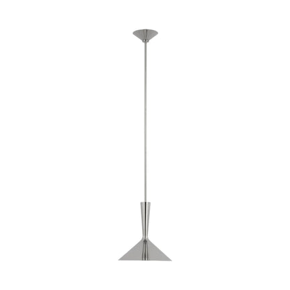 Rosetta Pendant Light in Polished Nickel (Medium).