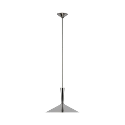 Rosetta Pendant Light in Polished Nickel (Large).