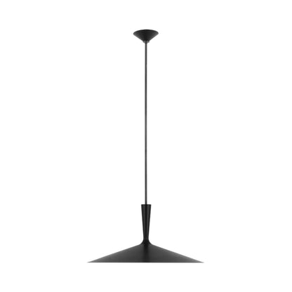 Rosetta Pendant Light in Matte Black And Bronze (X-Large).