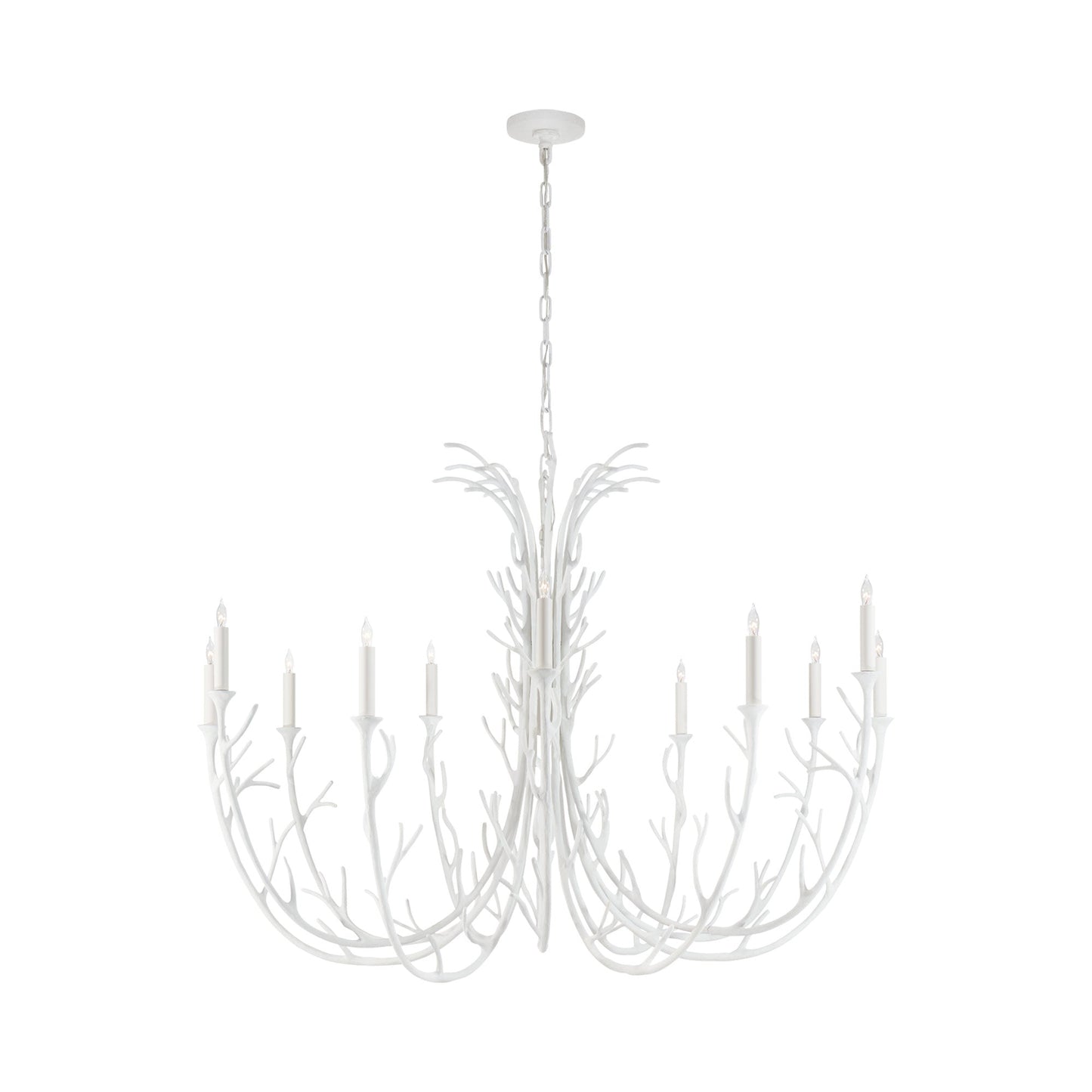 Silva Chandelier in Plaster White.