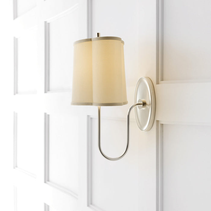 Simple Scallop Wall Light in Detail.