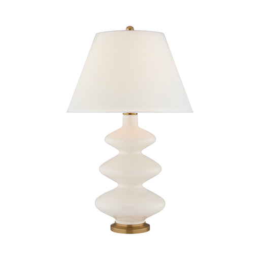 Smith Table Lamp in Ivory/Linen (Medium).