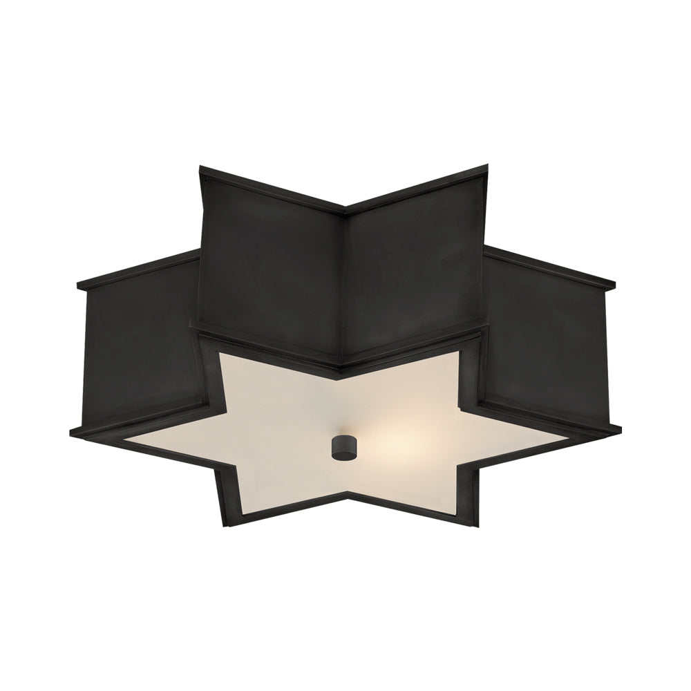 Sophia Flush Mount Ceiling Light in Gun Metal (Large).