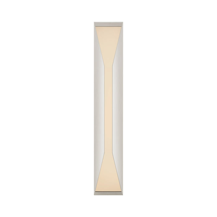 Stetto Outdoor LED Wall Light in Polished Nickel (Large).
