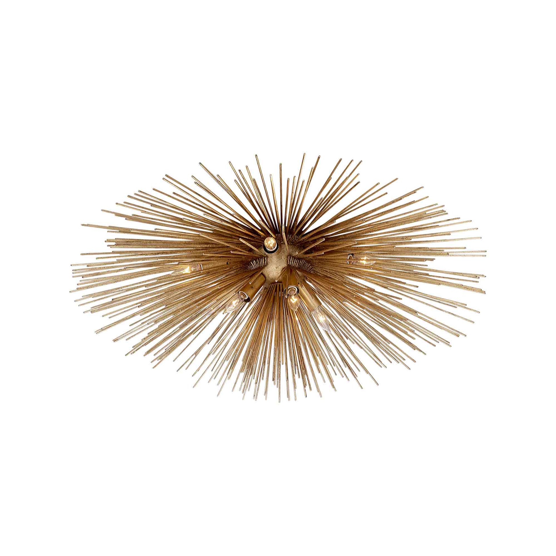 Strada Flush Mount Ceiling Light in Gild (Medium).