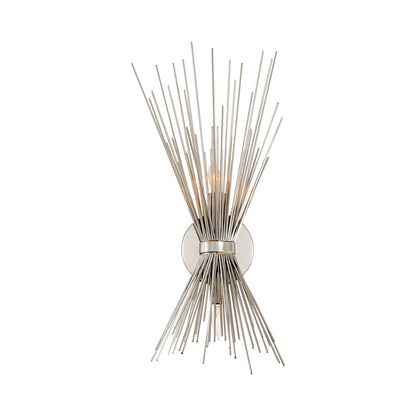 Strada Wall Light in Polished Nickel (Small).