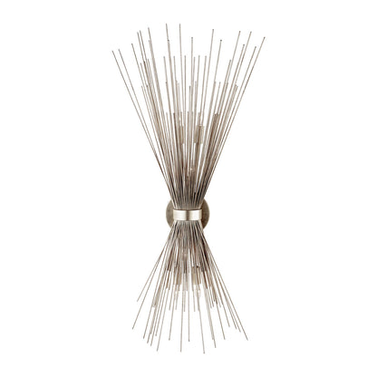 Strada Wall Light in Burnished Silver Leaf (Large).