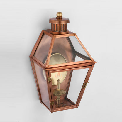 Stratford 3/4 Outdoor Gas Wall Light in Detail.