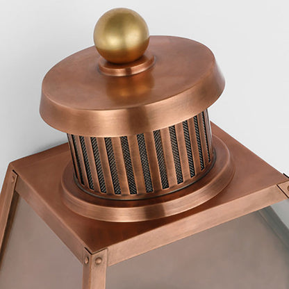 Stratford 3/4 Outdoor Gas Wall Light in Detail.