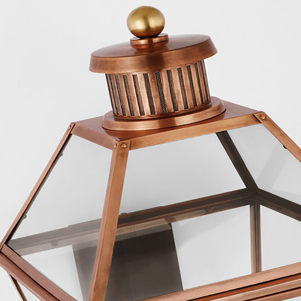 Stratford Outdoor Gas Wall Light in Detail.