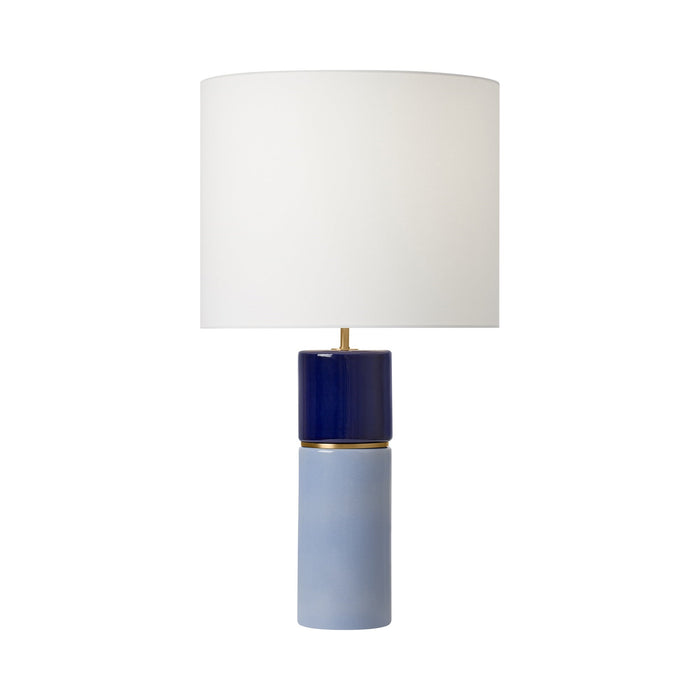 Cade Tall Table Lamp in Polar Blue.