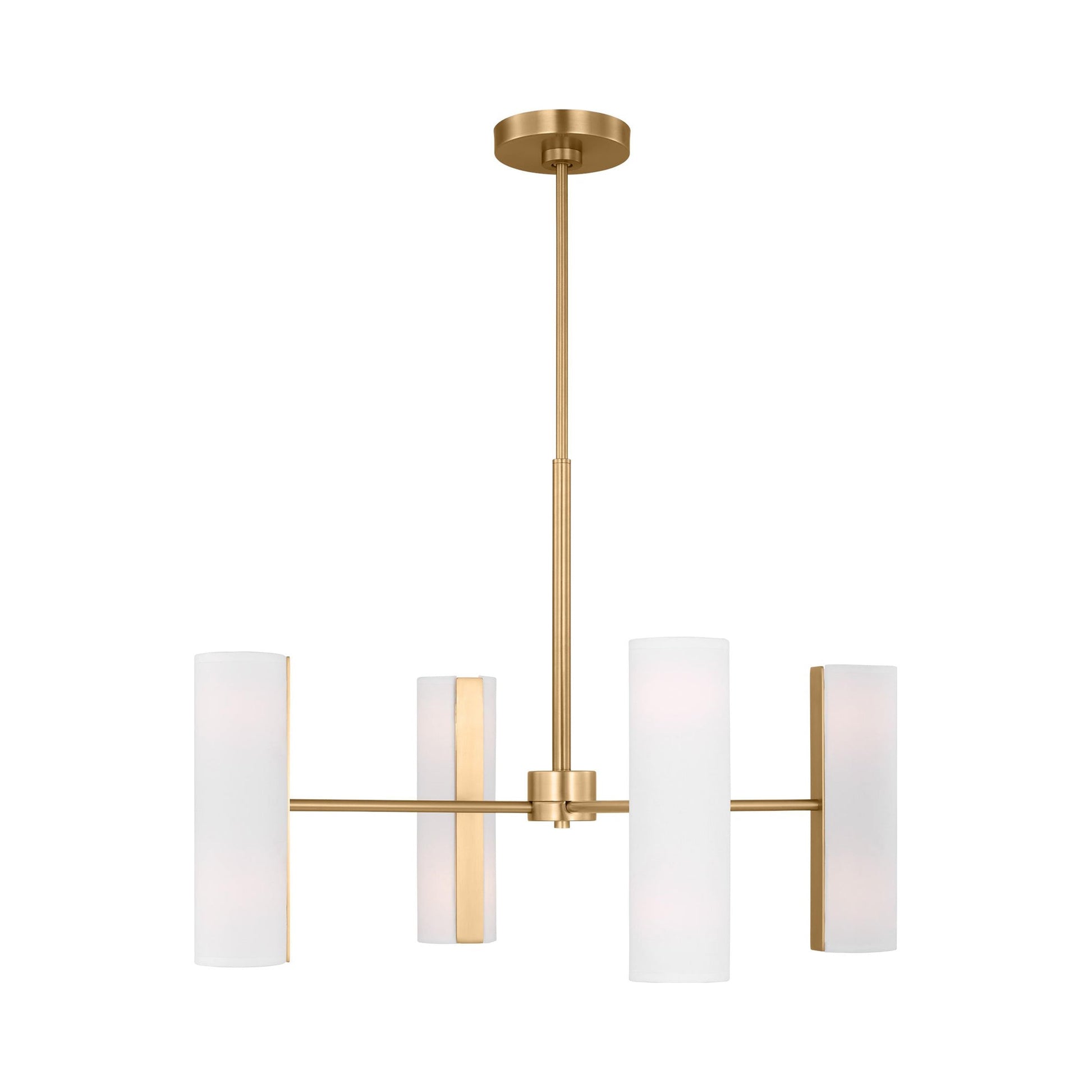 Capalino Chandelier in Satin Brass (Large).