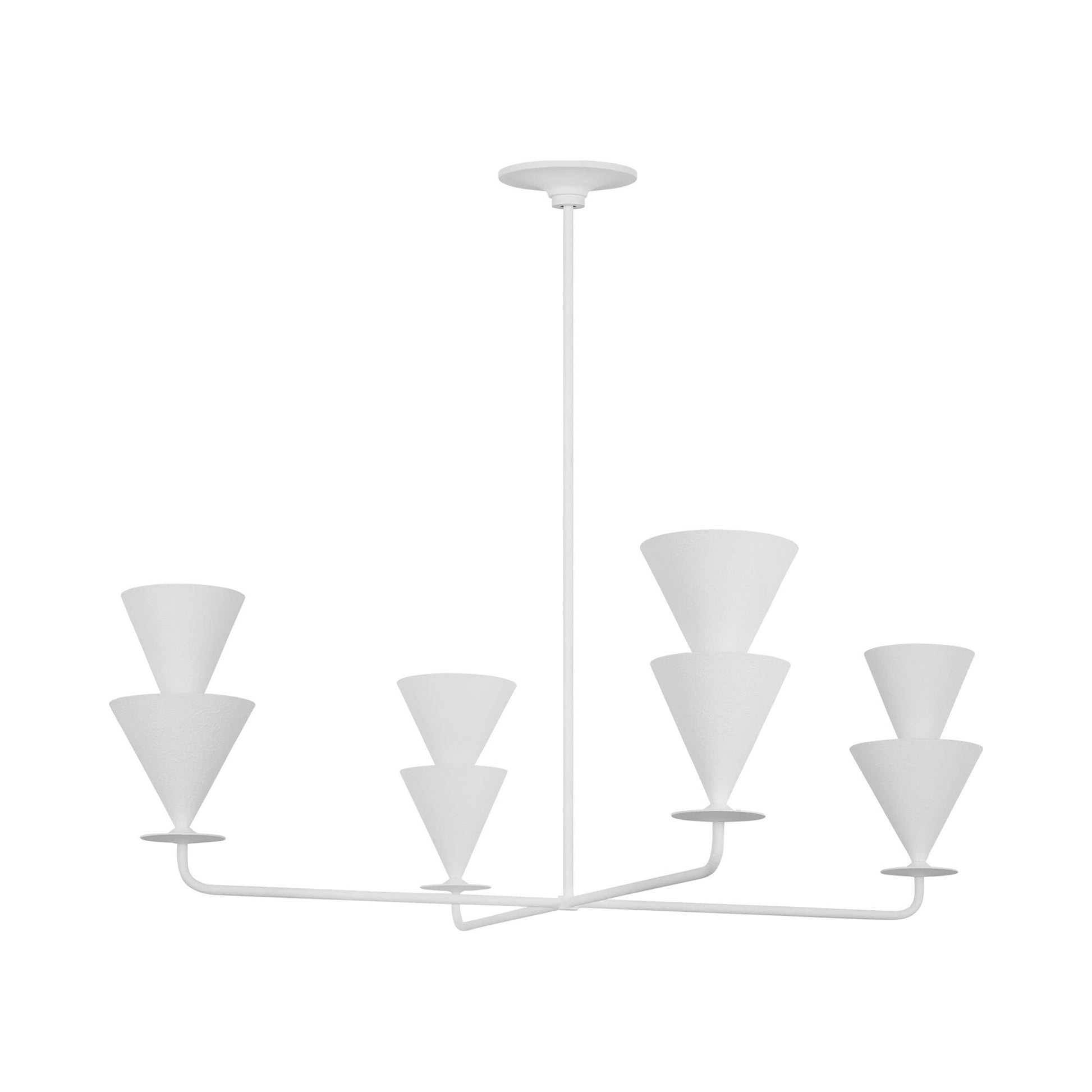 Cornet Chandelier in Detail.