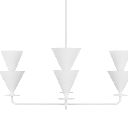 Cornet Chandelier in Detail.