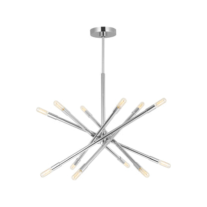 Eastyn Chandelier in Polished Nickel (Medium).