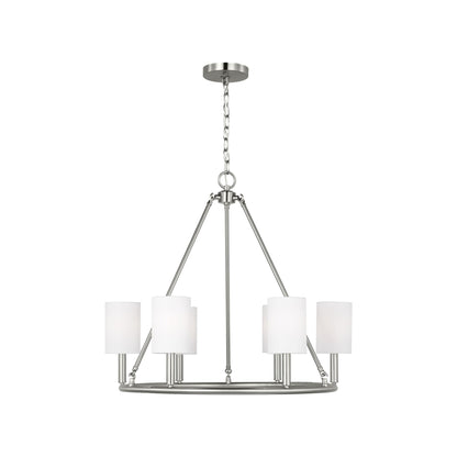 Egmont Chandelier in Brushed Steel (Large).