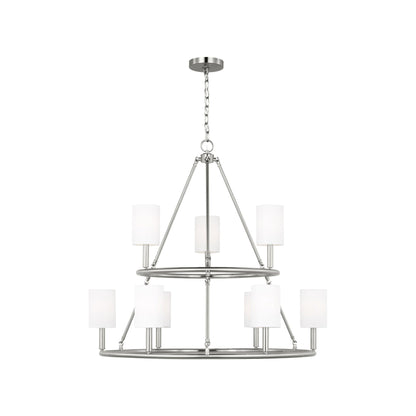 Egmont Chandelier in Brushed Steel (X-Large).