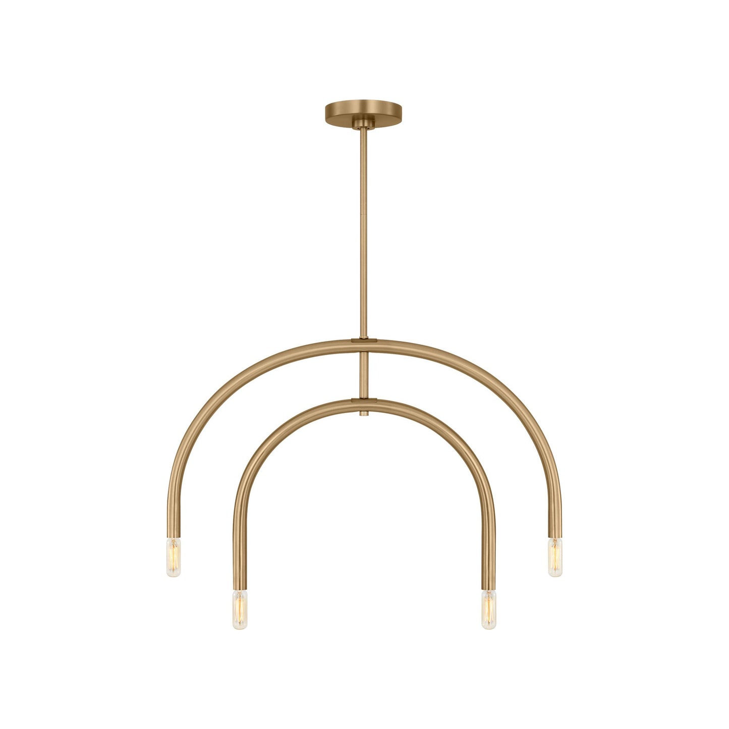 Hadden Chandelier in Satin Brass (Small).