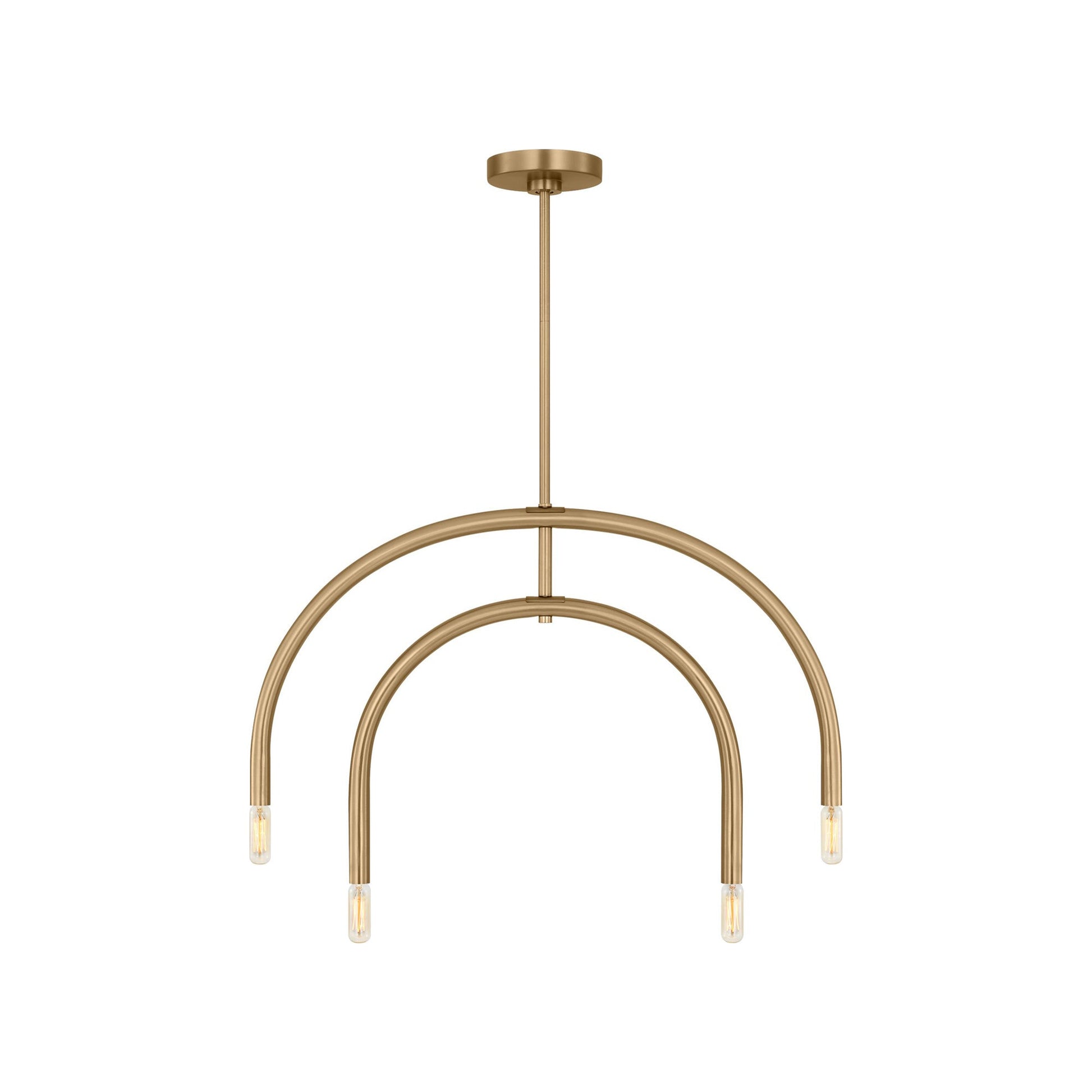 Hadden Chandelier in Satin Brass (Small).