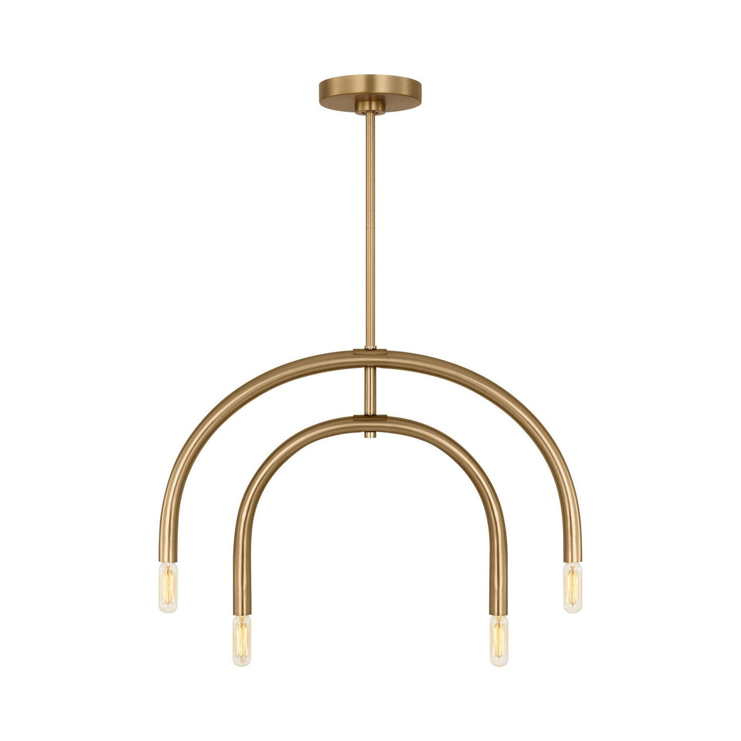 Hadden Chandelier in Satin Brass (Medium).