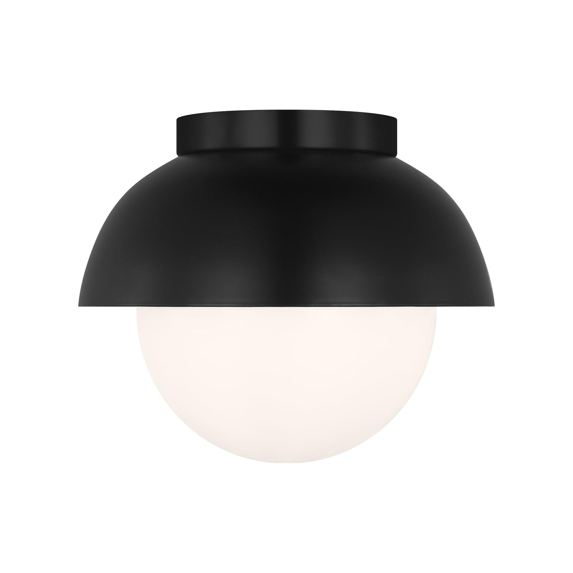 Hyde Flush Mount Ceiling Light in Midnight Black.
