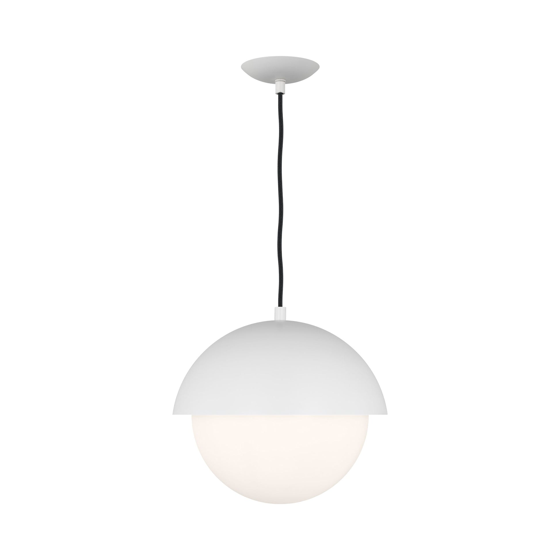 Hyde Pendant Light in Matte White (Medium).