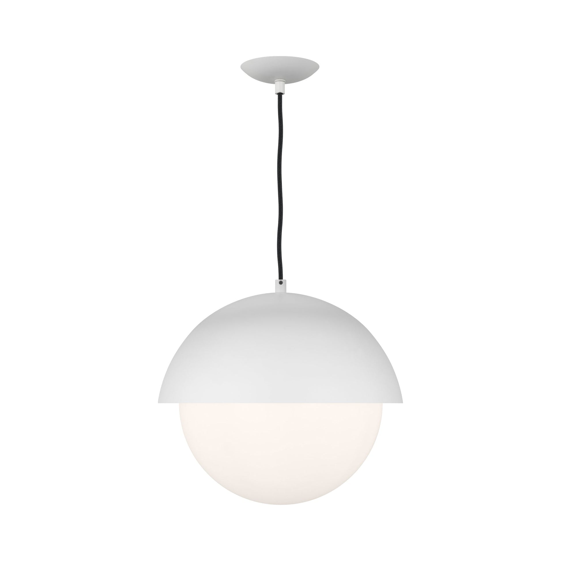 Hyde Pendant Light in Matte White (Large).