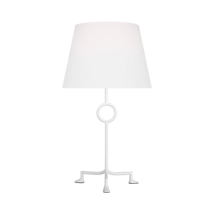 Montour Table Lamp in Matte White.