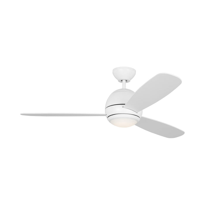 Orbis Indoor / Outdoor LED Ceiling Fan in Matte White.
