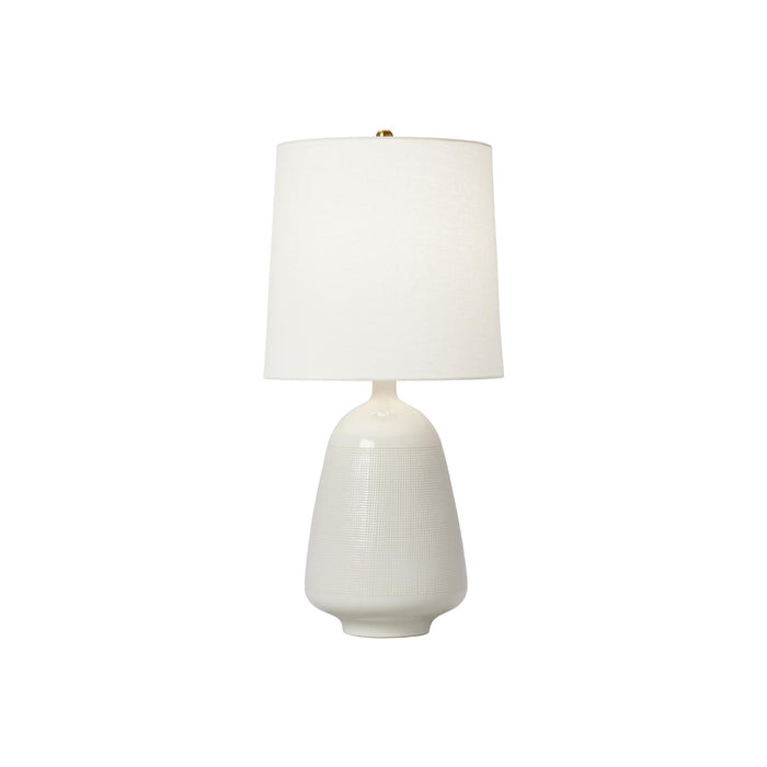 Ornella Table Lamp in New White (Medium).